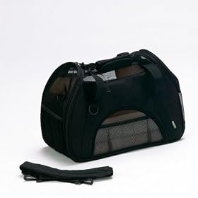 Bergan Comfort Carrier Soft-Sided Pet Carrier, Small, Black