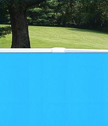 Standard Blue Overlap Liner for 18ft Round Above Ground Pool with 48in or 52in Sidewall