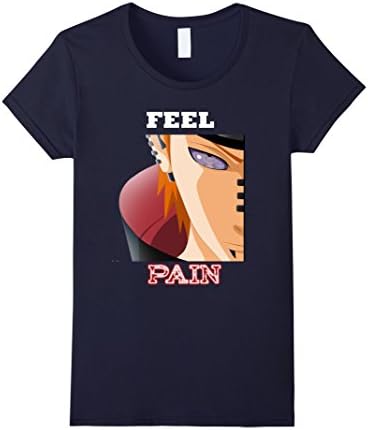 Women's Feel pain naruto t-shit XL Navy