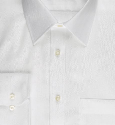 Pure Cotton Long Sleeve Herringbone Shirt