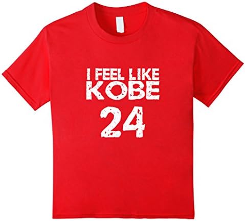 Kids I Feel Like Kobe T-Shirt 8 Red