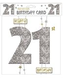 Review AIP  / Birthday Card With Glitter Number - 21 (CFBG22)