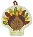 Gobble Till You Wobble Kitchen Thanksgiving Turkey Shaped Holiday Potholder