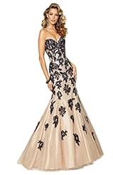 Mermaid Tulle Floor Length Sweetheart Lace-Up Evening Dress/Party Dress 