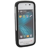 Crystal Hard BLUE RUBBERIZED Cover Faceplate Sleeve Case for NOKIA 5230 NURON (T-Mobile + BLUE Swivel Belt Clip [WCF106]