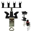 Master Airbrush&reg; Brand Universal Clamp-on Airbrush Holder. Holds up to 6 Airbrushes and All Brands, Master, Iwata, Paasche, Badger, Grex and Generics