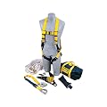 DBI/Sala 2104168 Roof Anchor Fall Protection Kit, Whit/Yellow/Navy