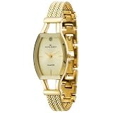 Women Gold Watch, AK Anne Klein Womens Diamond Accented Gold-Tone Watch