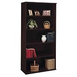 Series C: Open Double Bookcase- Mocha Cherry