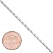 Men's 2.2mm Real 925 Sterling Silver Diamond-Cut Rope Chain Necklace, 26