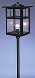 Arroyo Craftsman LV24-M6-MB Mission Brown Mission Craftsman / Mission Path Light Landscape Fixture f