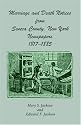 Marriage and death notices from Seneca County, New York newspapers, 1817-1885
