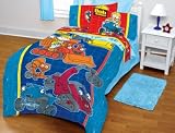 Bob the Builder & Friends - 7pc BED IN A BAG - Boys Construction Twin Size