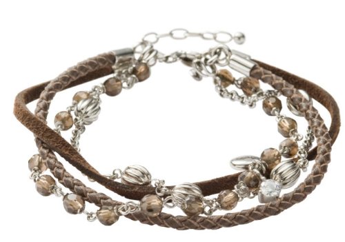 Fossil Fossil Damen-Armband Mix Material 20 cm Braun JA3640040 Produktbild