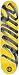 BULLET Signature Yellow Skate Deck 8.0 x 31.7