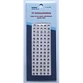 Schmucksteinchen selbstklebend kristall 75 St�ck quadratisch