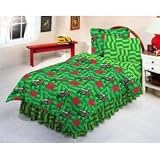 Nascar Racing Bedding Set (Bobby Labonte Full Size Bed in a Bag)