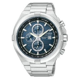 Citizen #CA0010-50L Men's Eco Drive Stainless Steel Chronograph Watch