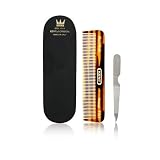 Kent 0T Pocket Comb Leather Case & Nail File