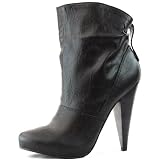 Toi Et Moi Womens Maquis-03 Platform Semi-Pointy Booties Shoes
