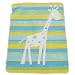 David Fussenegger Kinder Baumwoll- Flanelldecke Juwel, 70 x 90 cm, Farbe: pacific, 613496