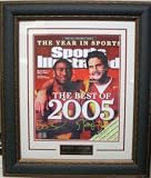 Reggie Bush signed USC Trojans 16X20 2005 Sports Illustrated Framed w/Leinart