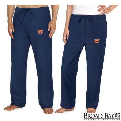 Auburn Scrubs Bottoms Pants-Size SM- Auburn Tigers For HIM or HER - DRAWSTRING Waist -Officially Licensed NCAA College Logo Apparel SEARCH BROAD BAY SCRUB FOR OTHER College Logo Apparel Unique GIFT Ideas for Man Men Woman Women Ladies Nurses at Amazon.com