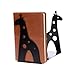 HAIXUN Cute Giraff Nonskid Bookends Bookend Art Gift (Black)