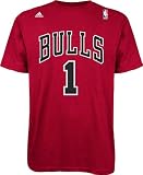 NBA Chicago Bulls Red The Go To T-Shirt Derrick Rose #1