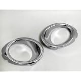 Chrome Fog Light Trim Cover Lamp Trims for Vw Jetta Mk5 2.0t 2.5 06 07 08 09 10 