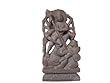 Maa Durga - Devi Durga Statue Defeating the Buffalo Demon Stone Statue Altar Idol 4 Inch Maa Durga - Devi Durga Statue Defeating the Buffalo Demon Stone Statue Altar Idol 4 Inch
