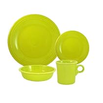Fiesta 4-Piece Place Setting, Lemongrass