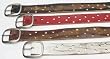 Neves 100% Full Grain Distressed Leather Complete Belts w/ Basic Buckles