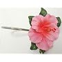 HIBISCUS tropical SHOWER CURTAIN HOOKS beach bath NEW