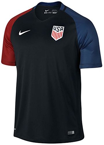Nike United States Away Stadium Soccer Jersey (Black)