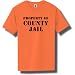Property of County Jail Short Sleeve Bright Neon T-Shirt - Available in 5 bright colors
