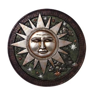 Grasslands Road Celestial Star with Smiling Face Stepping Stone/Plaque