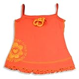 Mishmish - Girls Sundress, Red, Orange (Size 5)