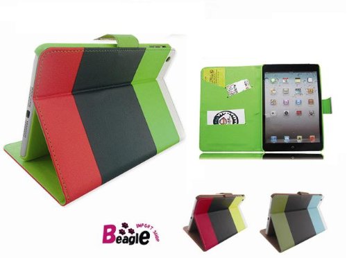 iPad mini 手帳型ケース/3ラインデザイン/カバー/1839-A