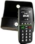 MTT Original Quertasche aus Echtleder mit G�rtelclip und Sicherheitschlaufe f�r Doro PhoneEasy 338gsm schwarz