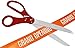 30 Inch Long Big Ceremony Ribbon Cutting Scissors Red