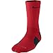 Nike Dri-FIT Elite Basketball Crew Socks University Red/Black Size X-Large