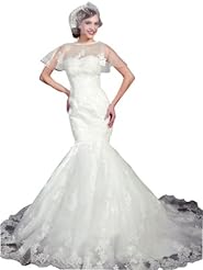 Strapless Fitted Lace Mermaid  Dress