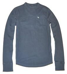 Abercrombie & Fitch Men Long Sleeve Logo T-SHIRT