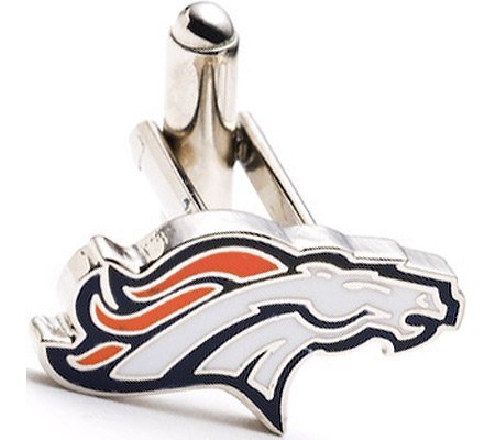 Cufflinks Inc Men's Denver Broncos Cufflinks Orange/Blue/White