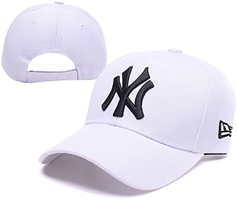 MLB Game Time Closer Stretch New York Yankees Team Logo White Adjustable Hat