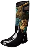 Bogs Women's North Hampton Floral Rain Boot,Black Multi,7 M US