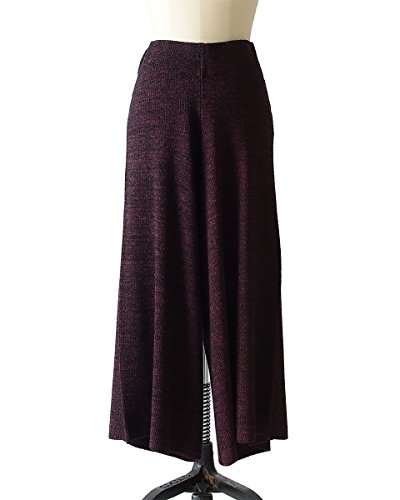 (サクラ) SACRA シルクウール ワイドパンツ ニット ガウチョパンツ 無地・sg538011【全2色】【ラッピング可】【即発送可】