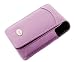 i-nique (CANON IXUS 65 70 75 80 85 90) traditional soft Napa (PURPLE) leather digital camera Case Cover