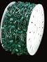 1000' Commercial C7 Socket Sets Spool - 12" Spacing Green Wire